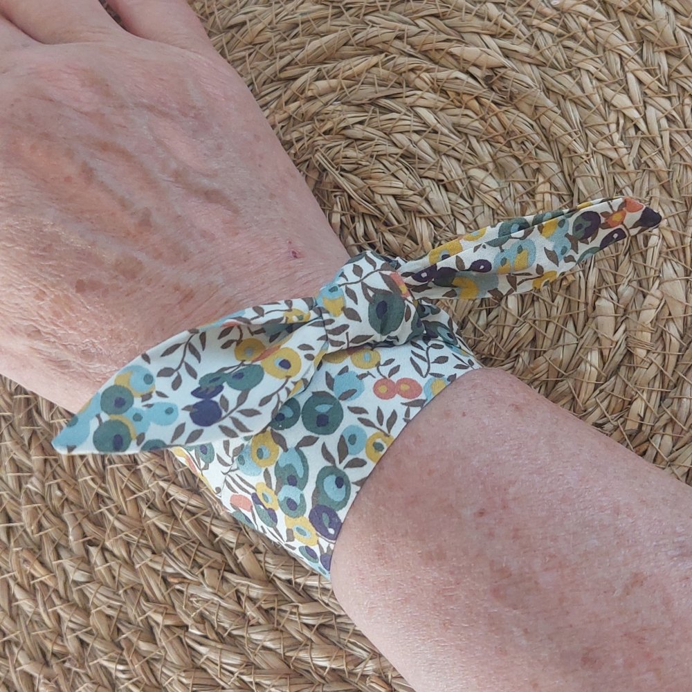Bracelet foulard femme à nouer wiltshire automne --2227131860732