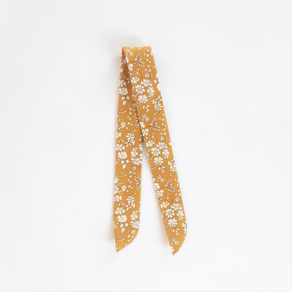 Bracelet foulard moutarde femme Liberty Capel moutarde --2226287735727