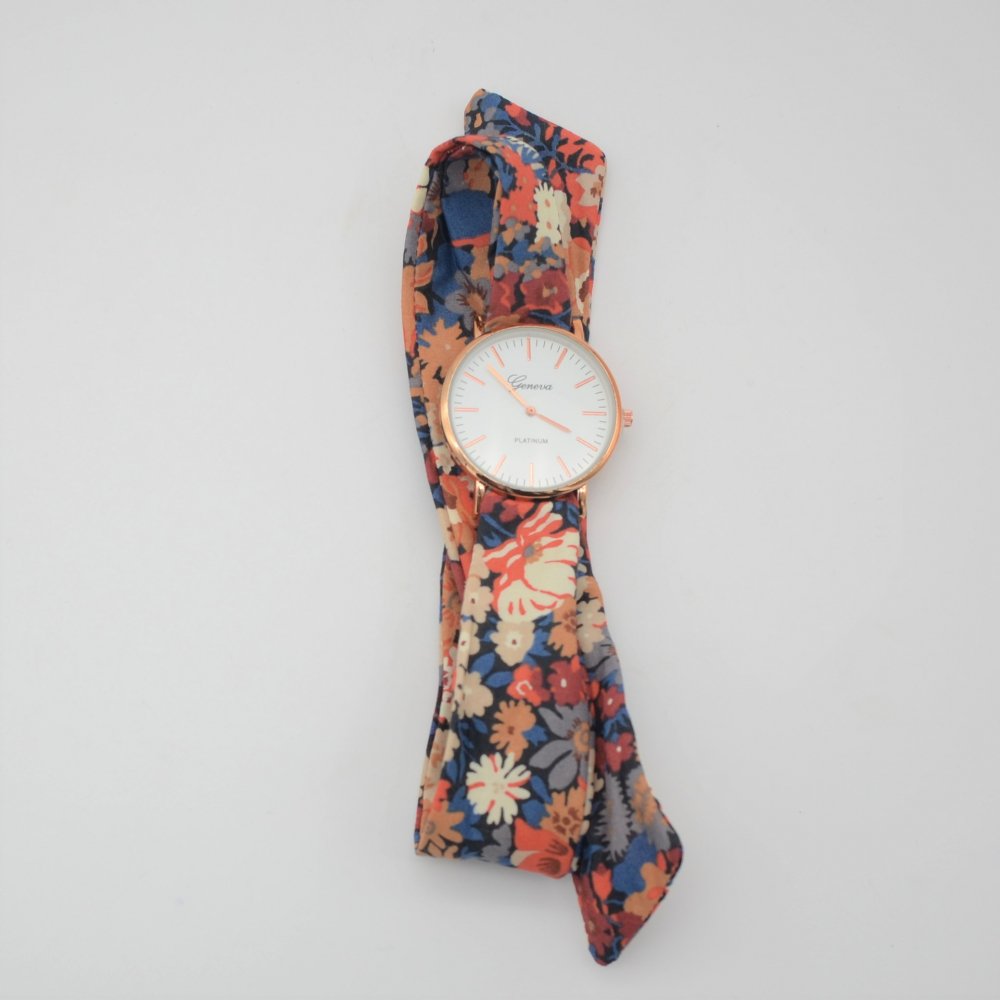 Montre foulard femme à nouer bracelet Thorpe automne+1 bracelet supplémentaire capel moutarde--2226704043176
